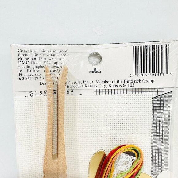 NIP Design for the Needle Counted Cross Stitch Angel Ornament - 1453 Candle - Picture 5 of 6